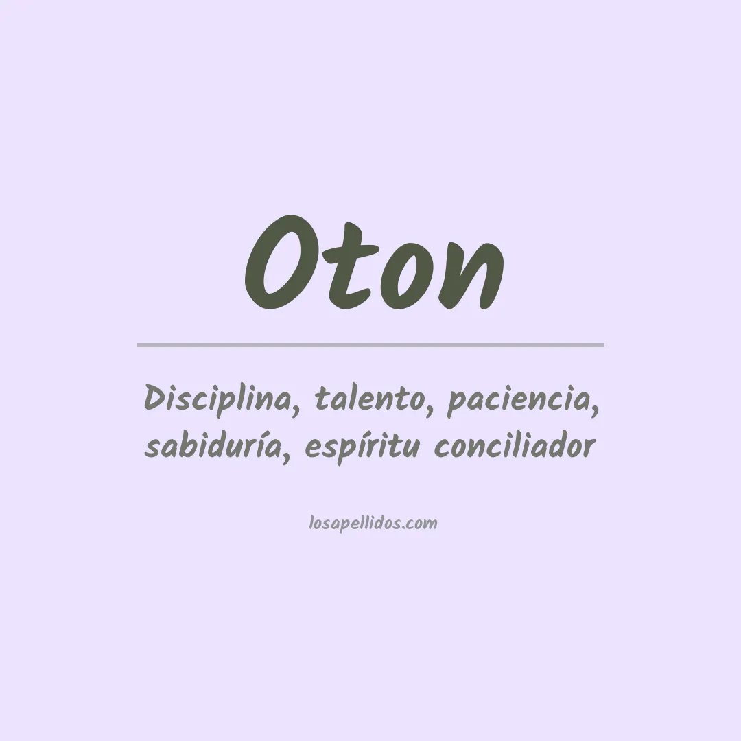 Apellido Oton