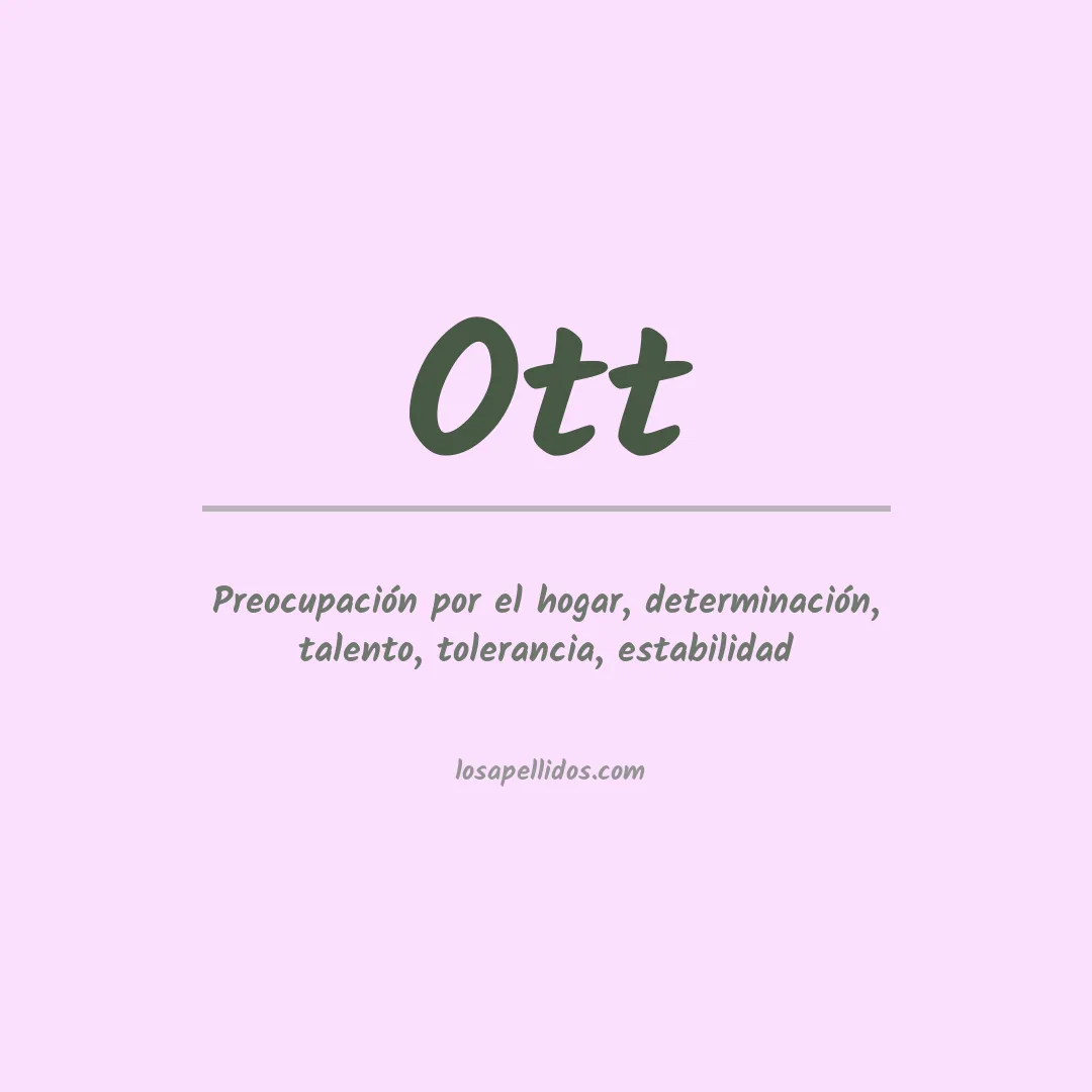 Apellido Ott
