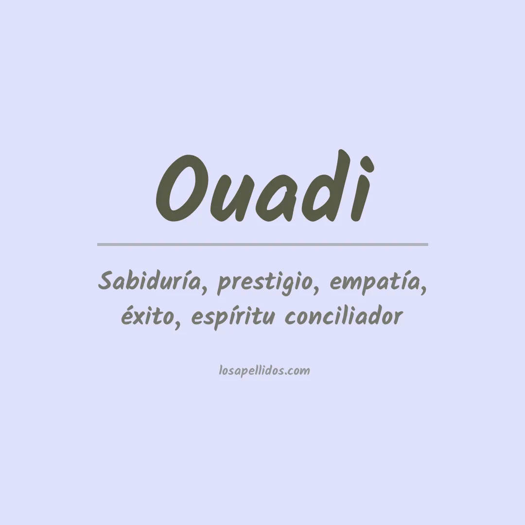 Apellido Ouadi