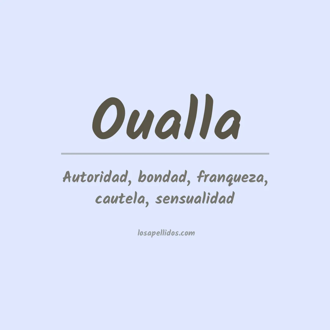 Apellido Oualla