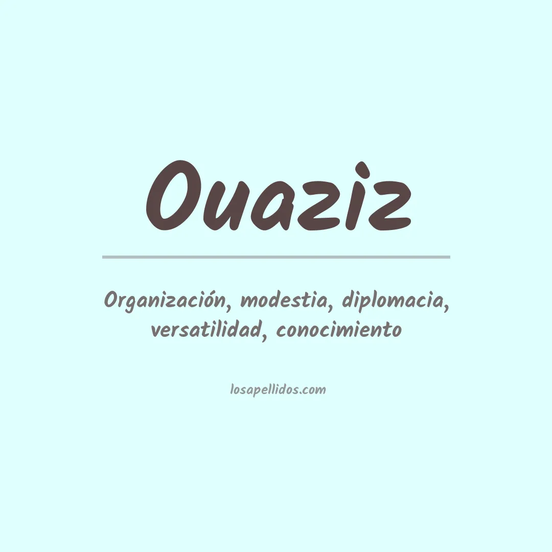 Apellido Ouaziz