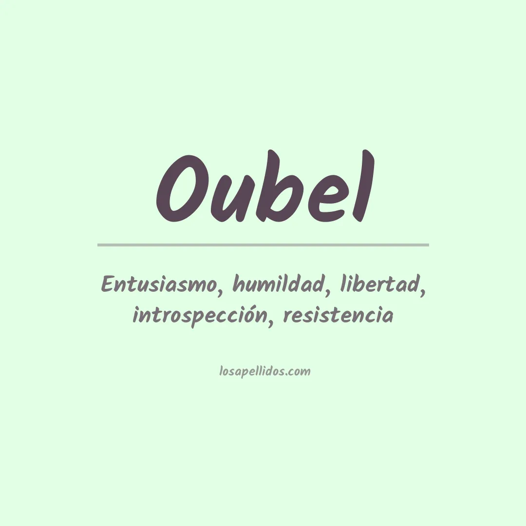 Apellido Oubel
