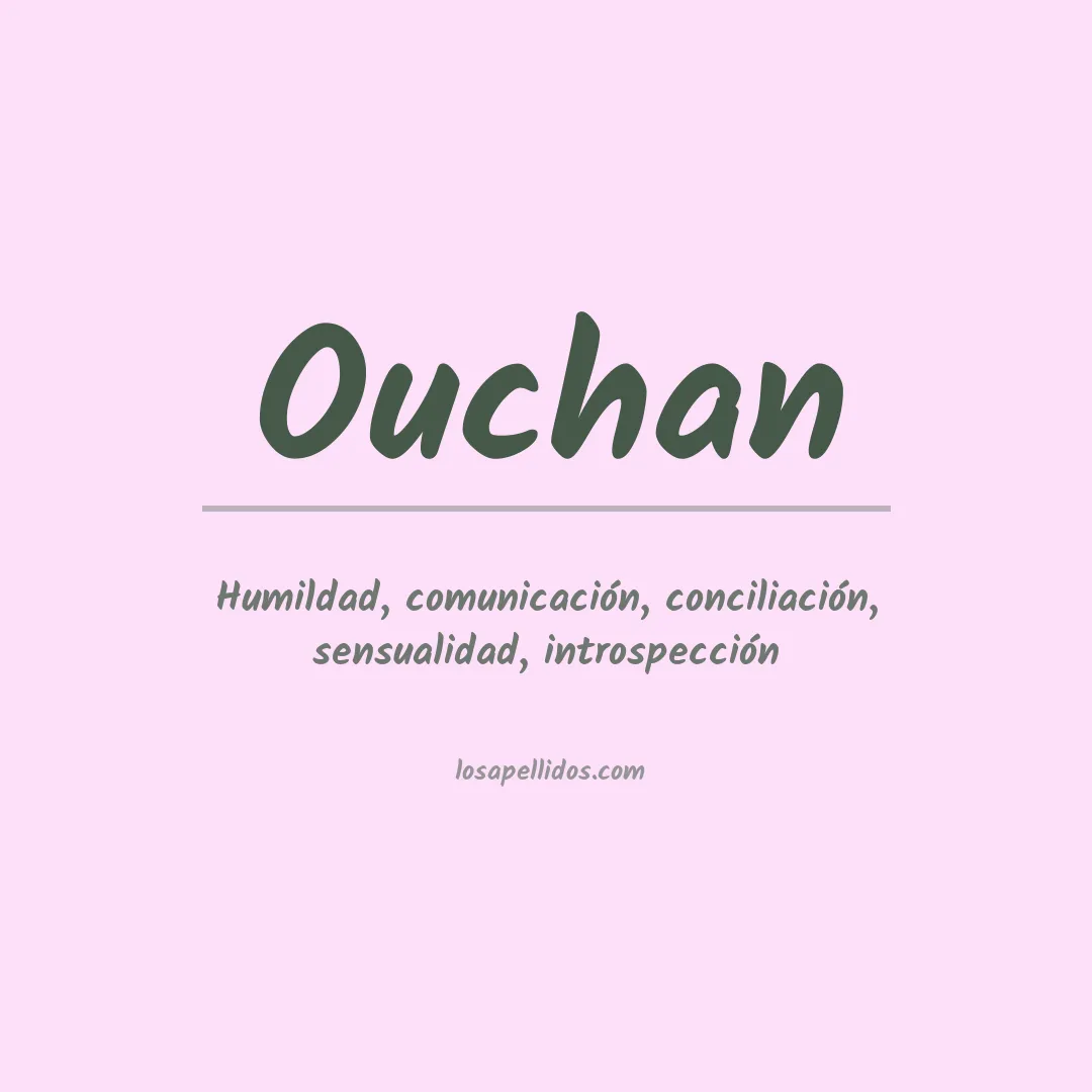 Apellido Ouchan