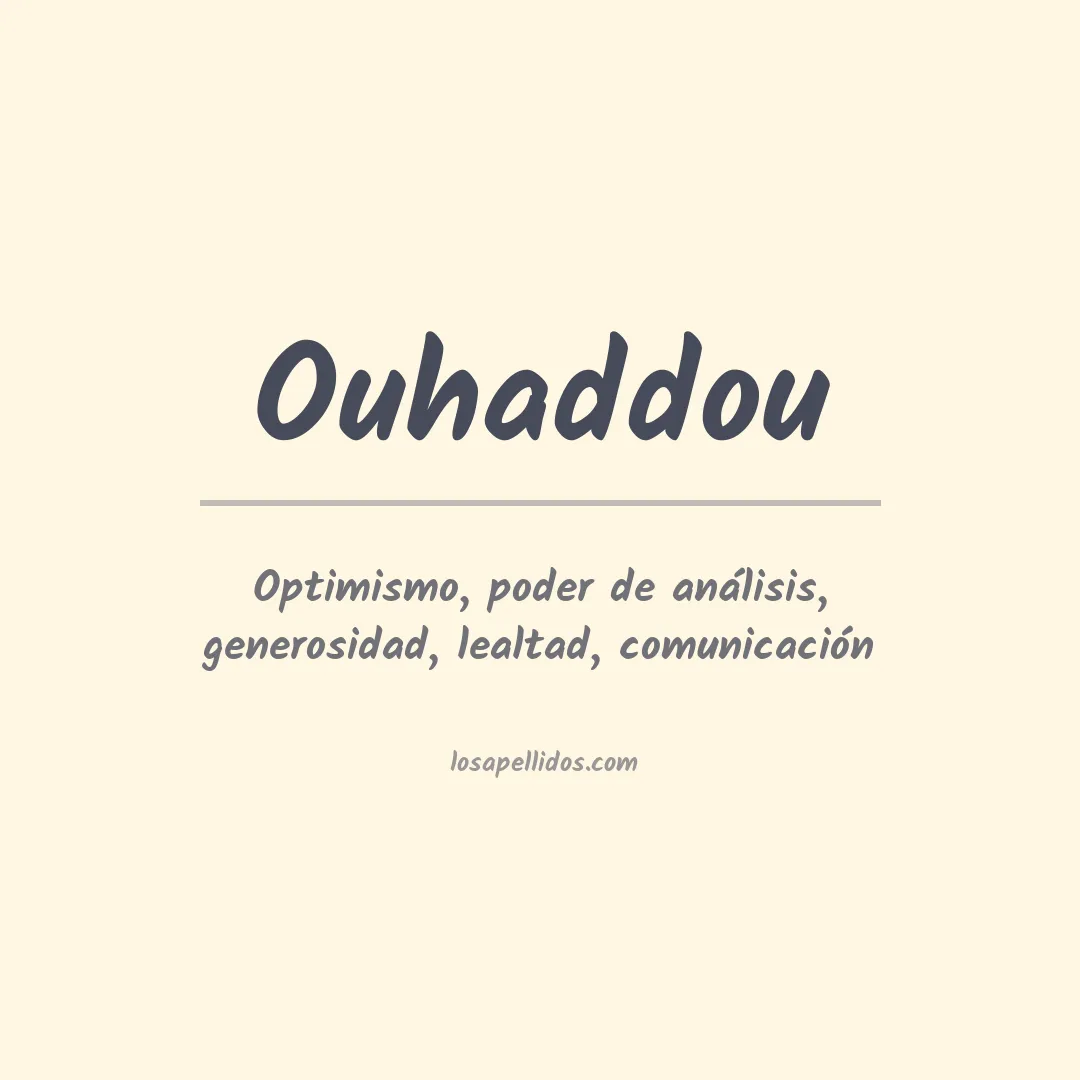 Apellido Ouhaddou