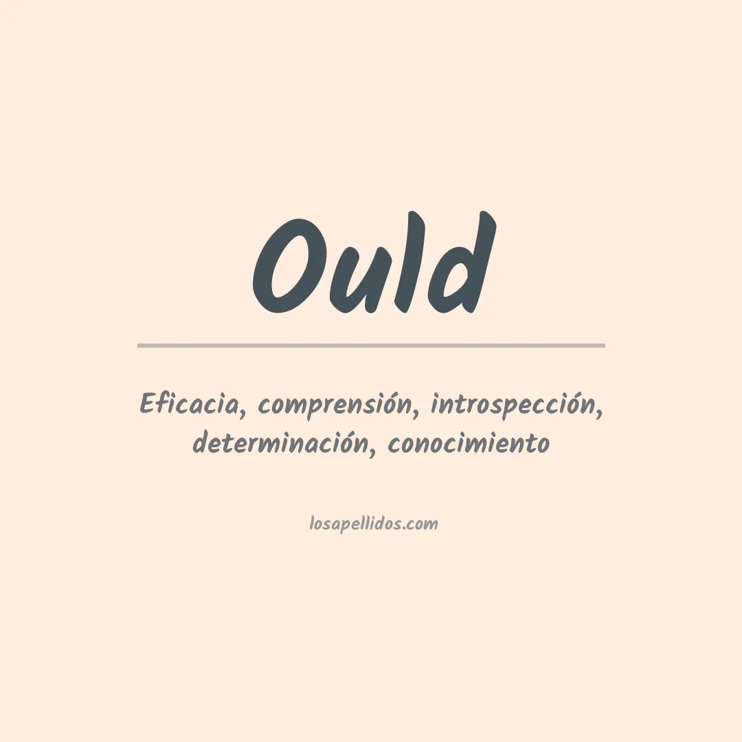 Apellido Ould