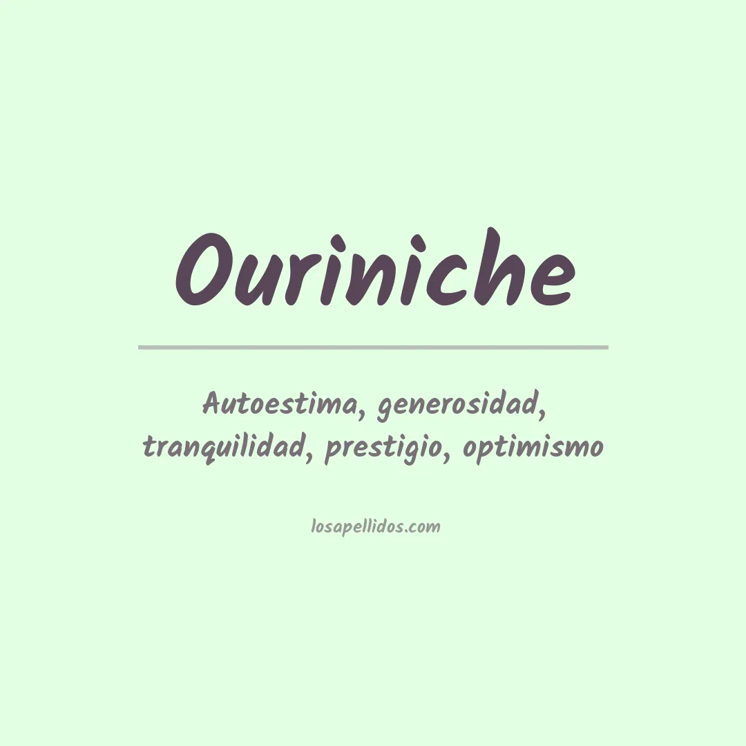 Apellido Ouriniche