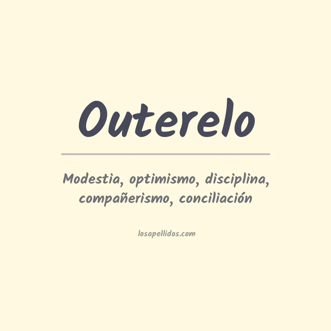 Apellido Outerelo