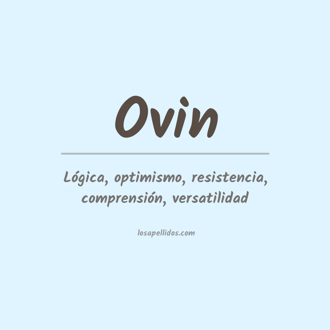 Apellido Ovin