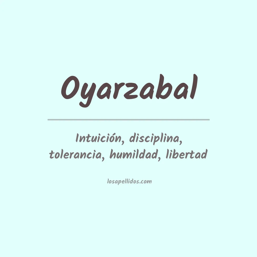 Apellido Oyarzabal