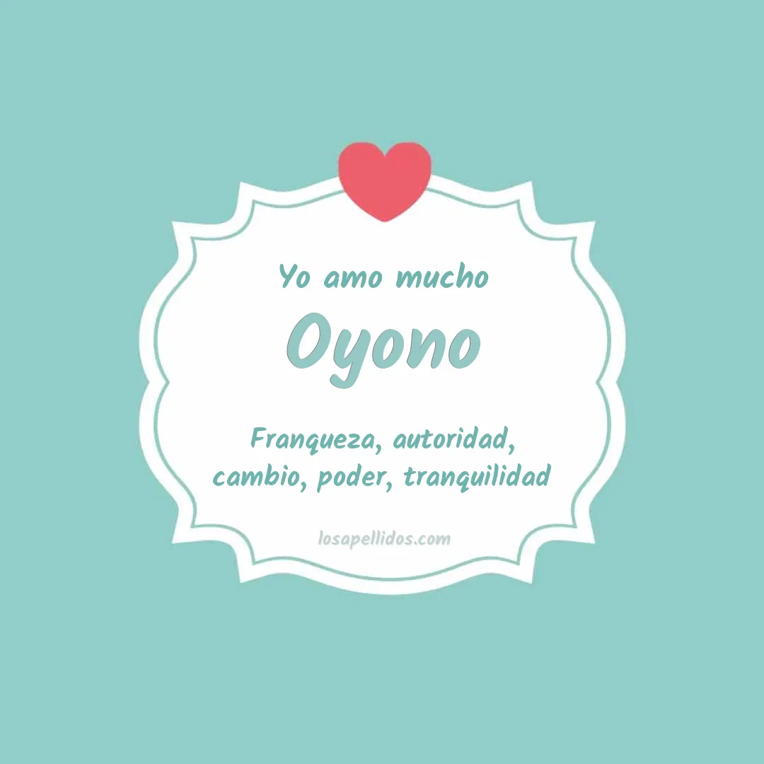 Yo amo mucho Oyono