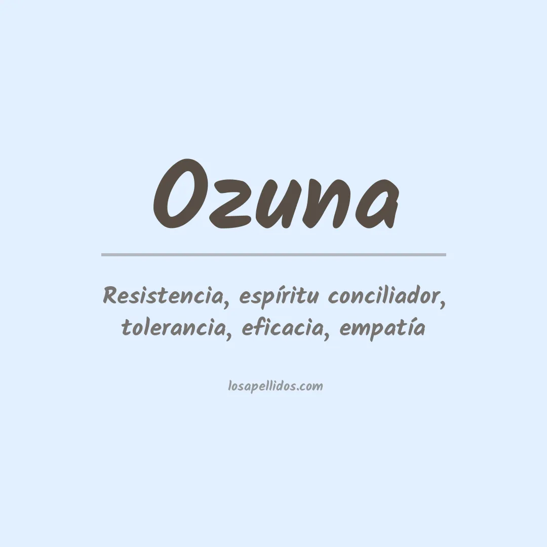 Apellido Ozuna
