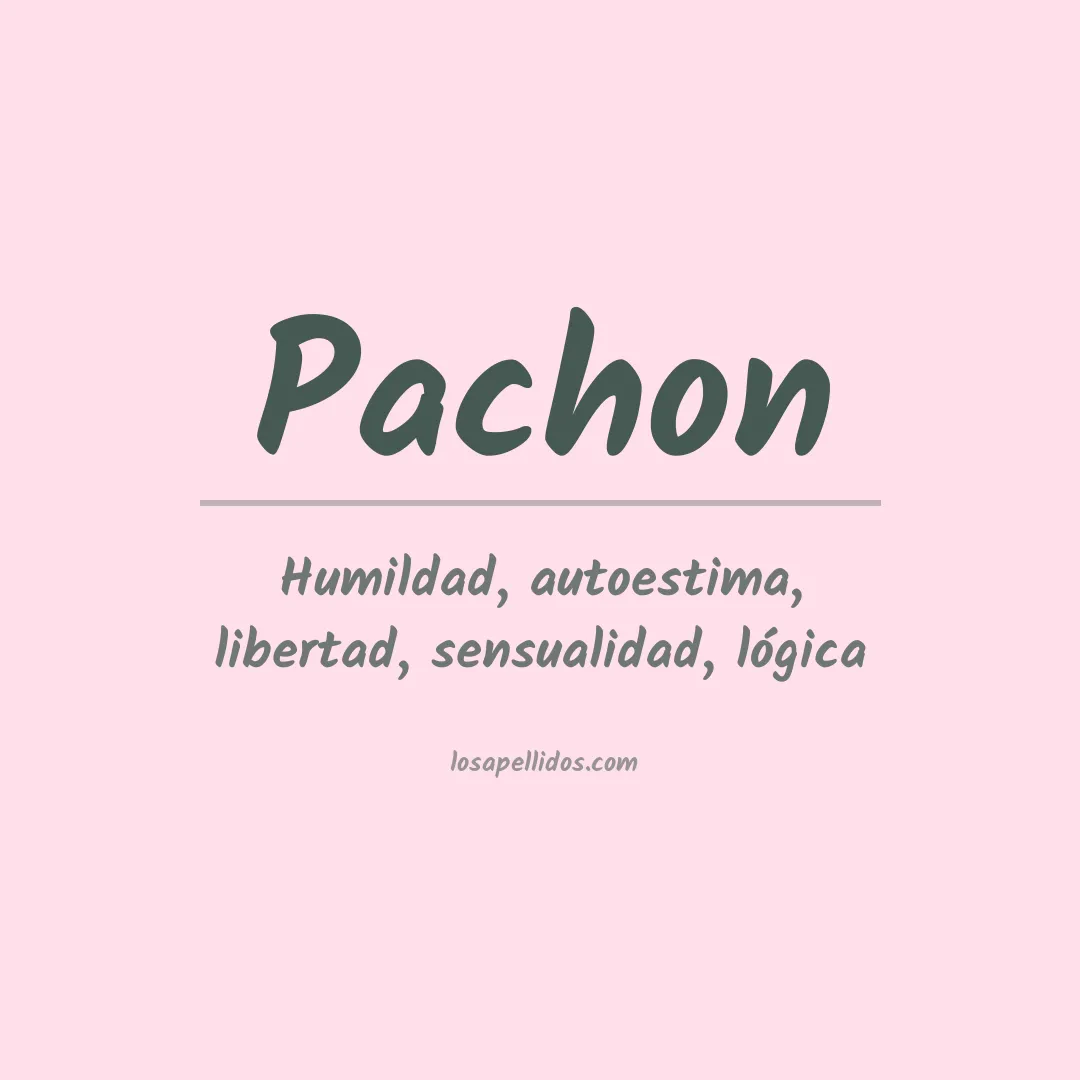 Apellido Pachón