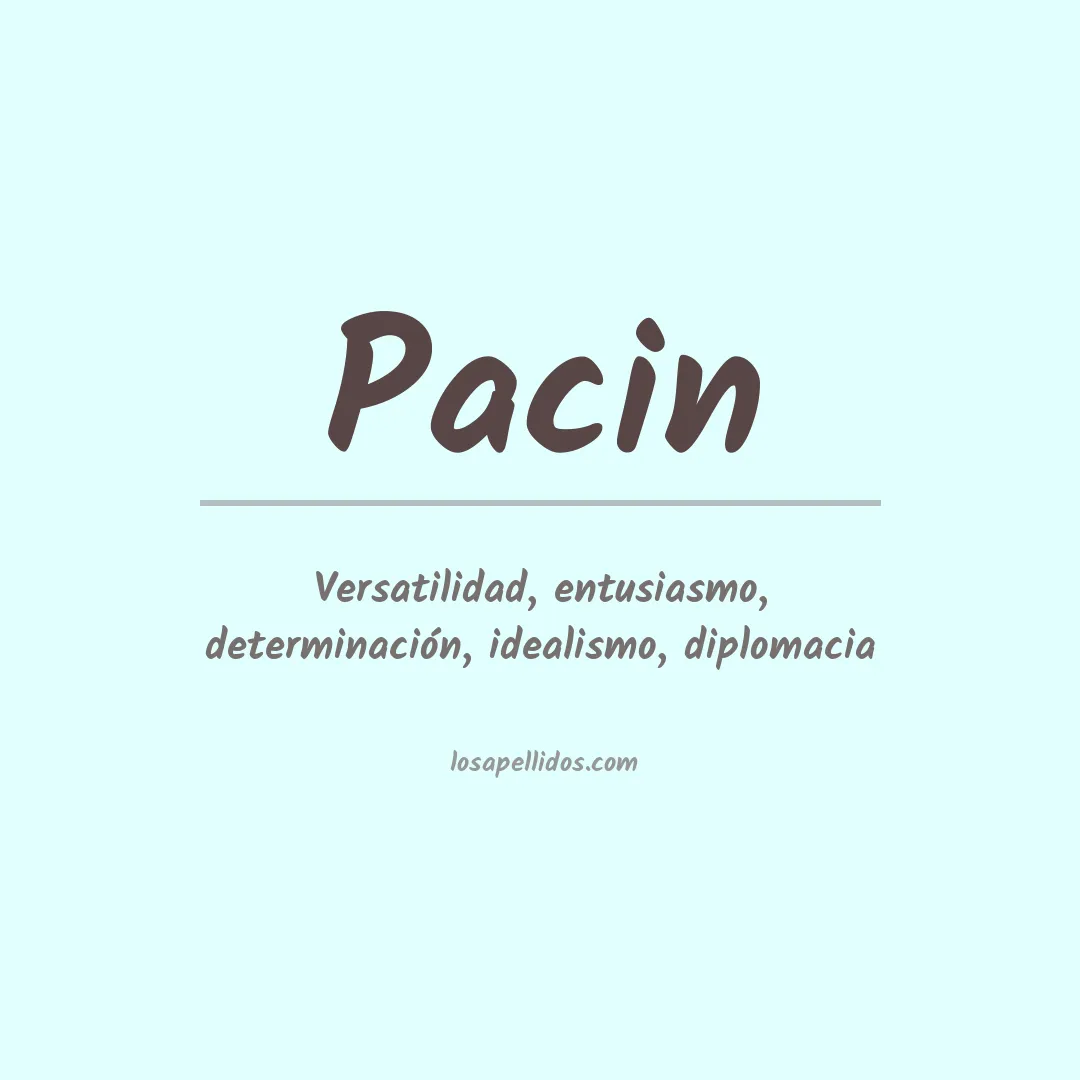 Apellido Pacin