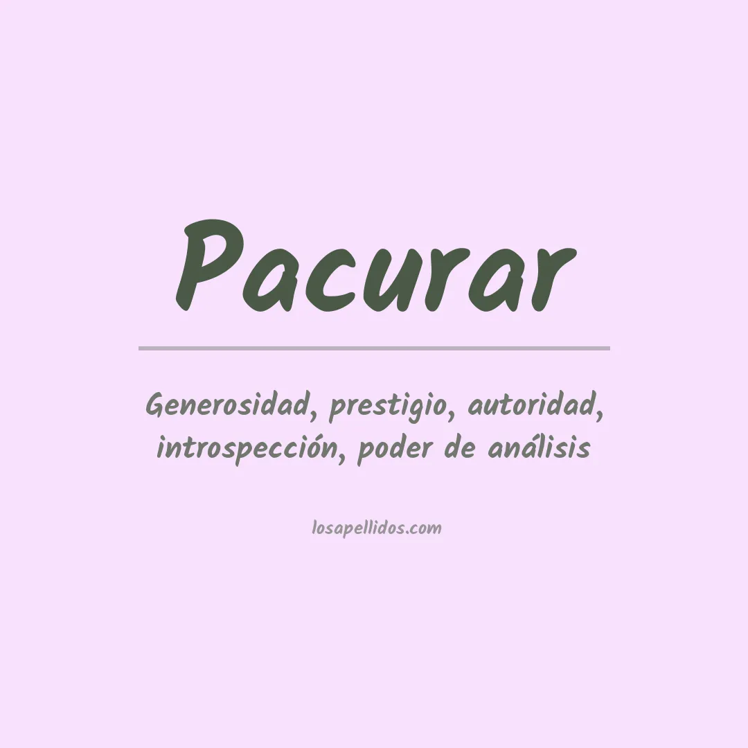 Apellido Pacurar