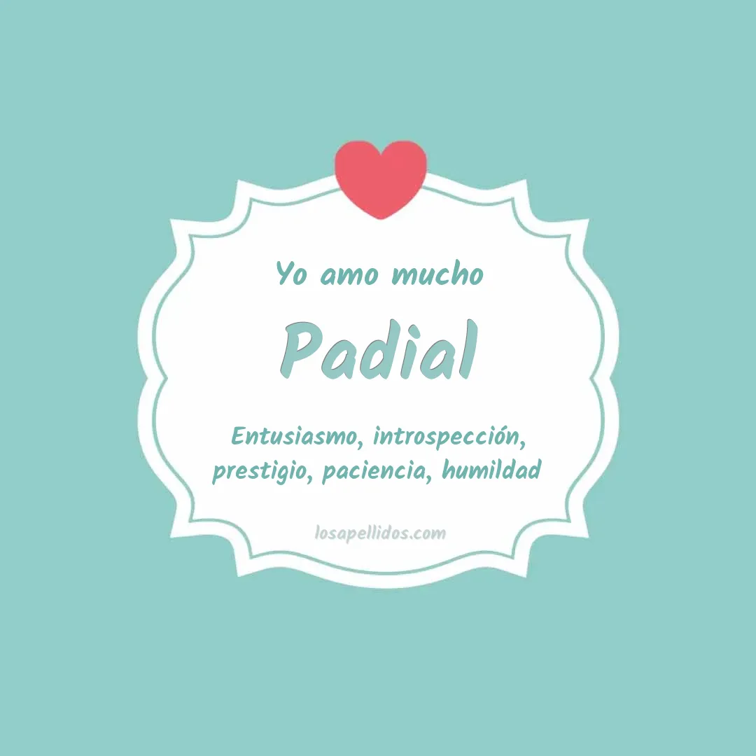 Yo amo mucho Padial