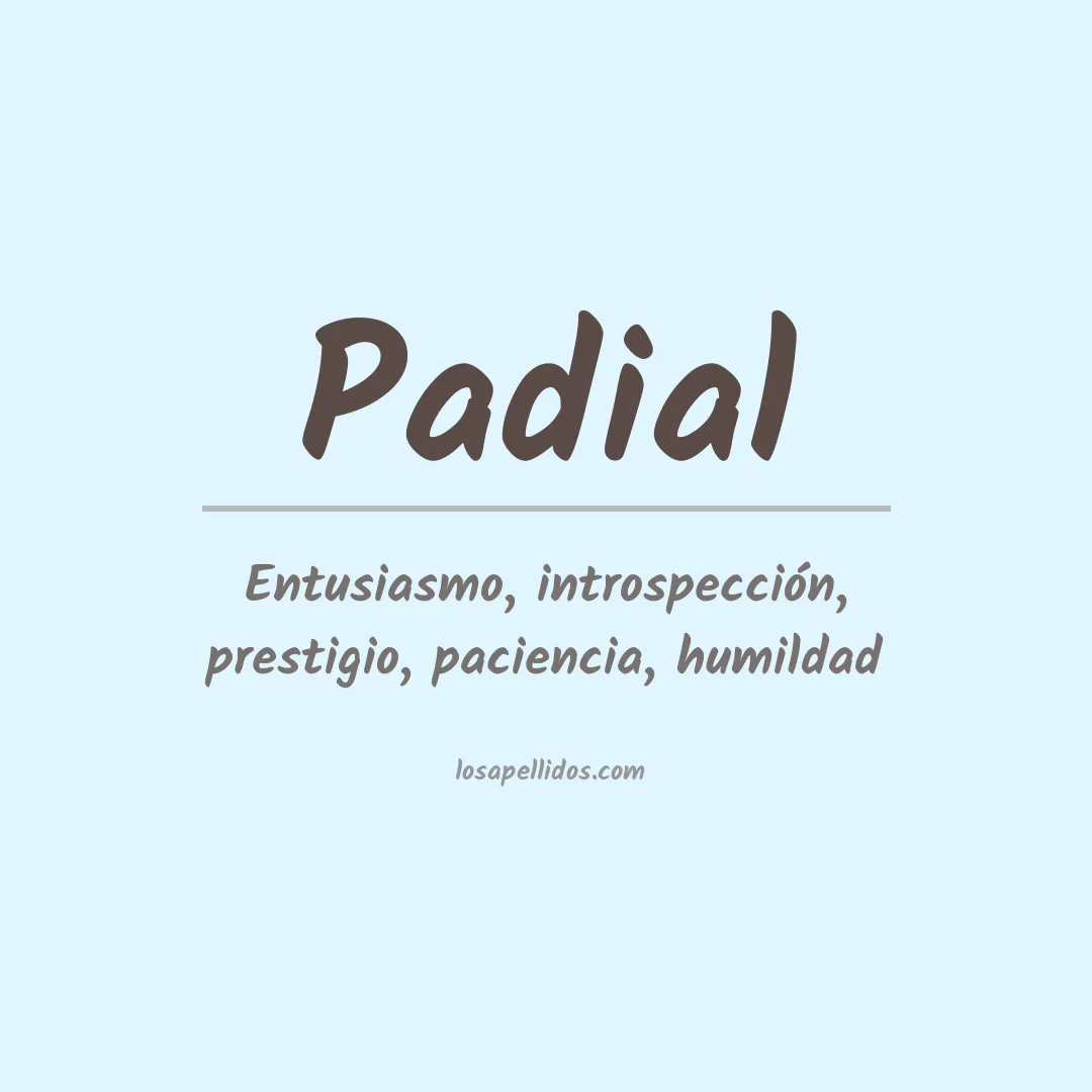 Apellido Padial