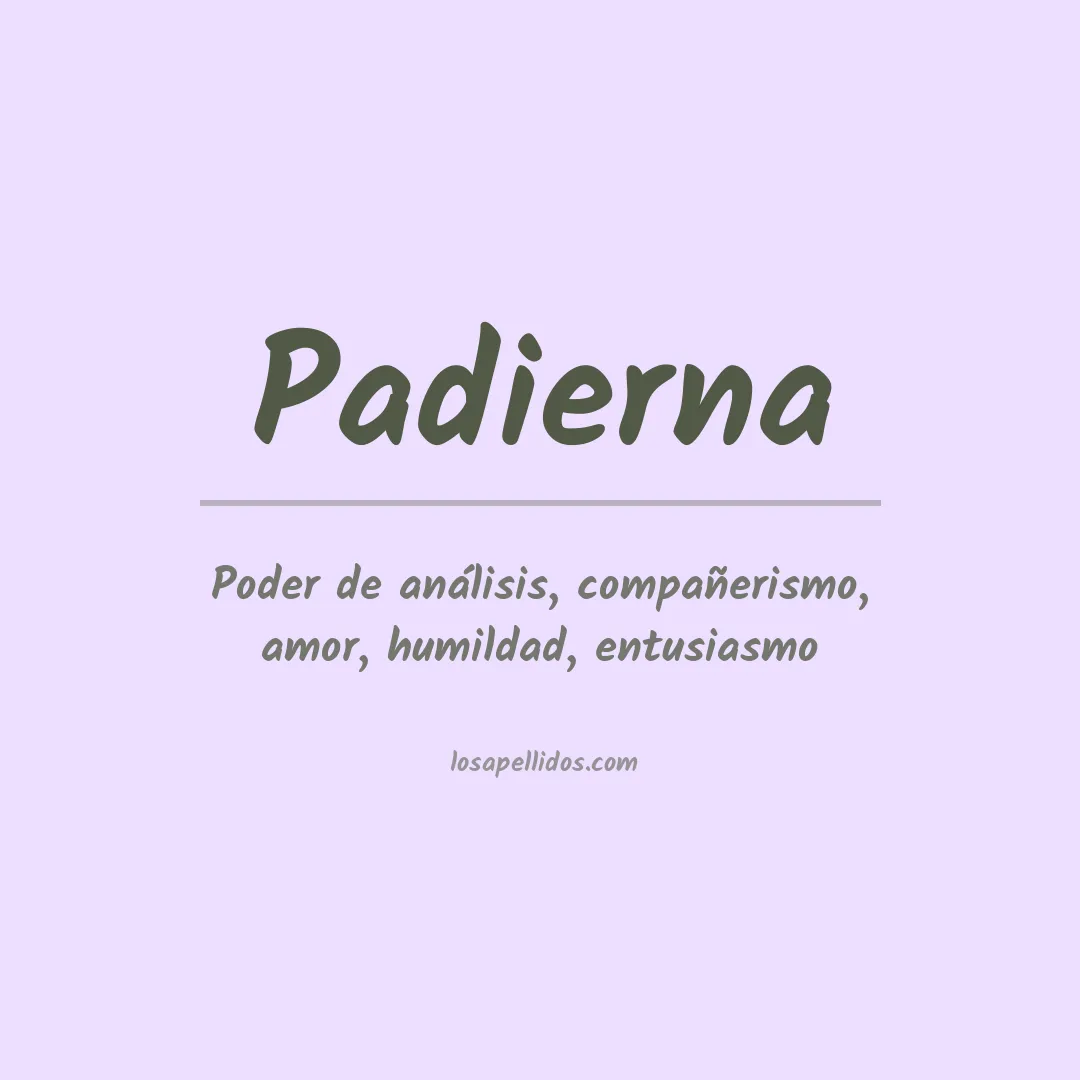 Apellido Padierna