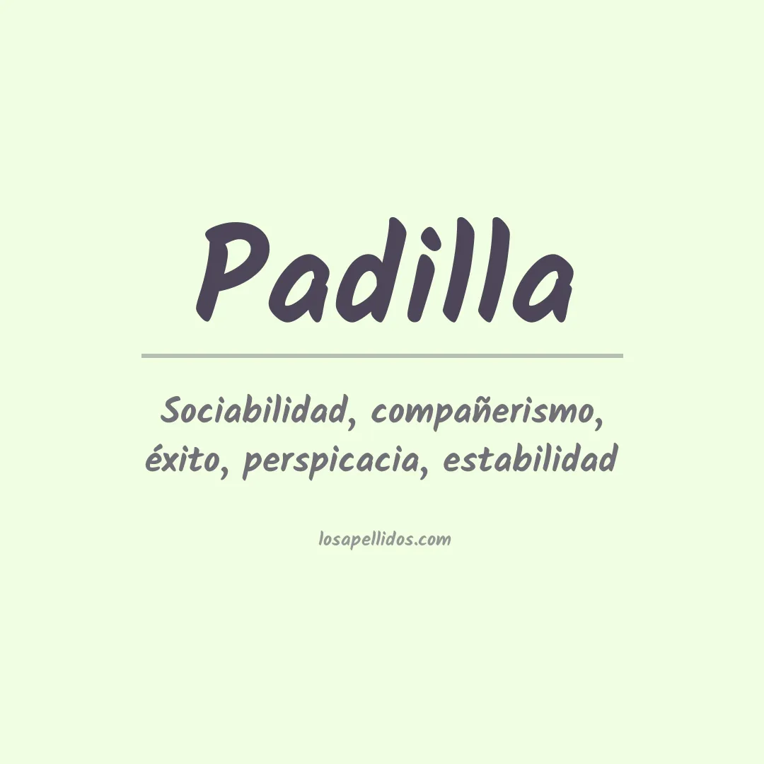 Apellido Padilla