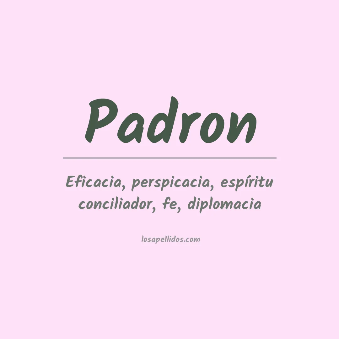 Apellido Padrón