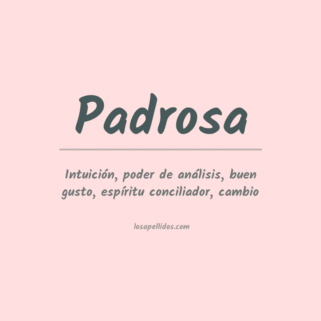 Apellido Padrosa