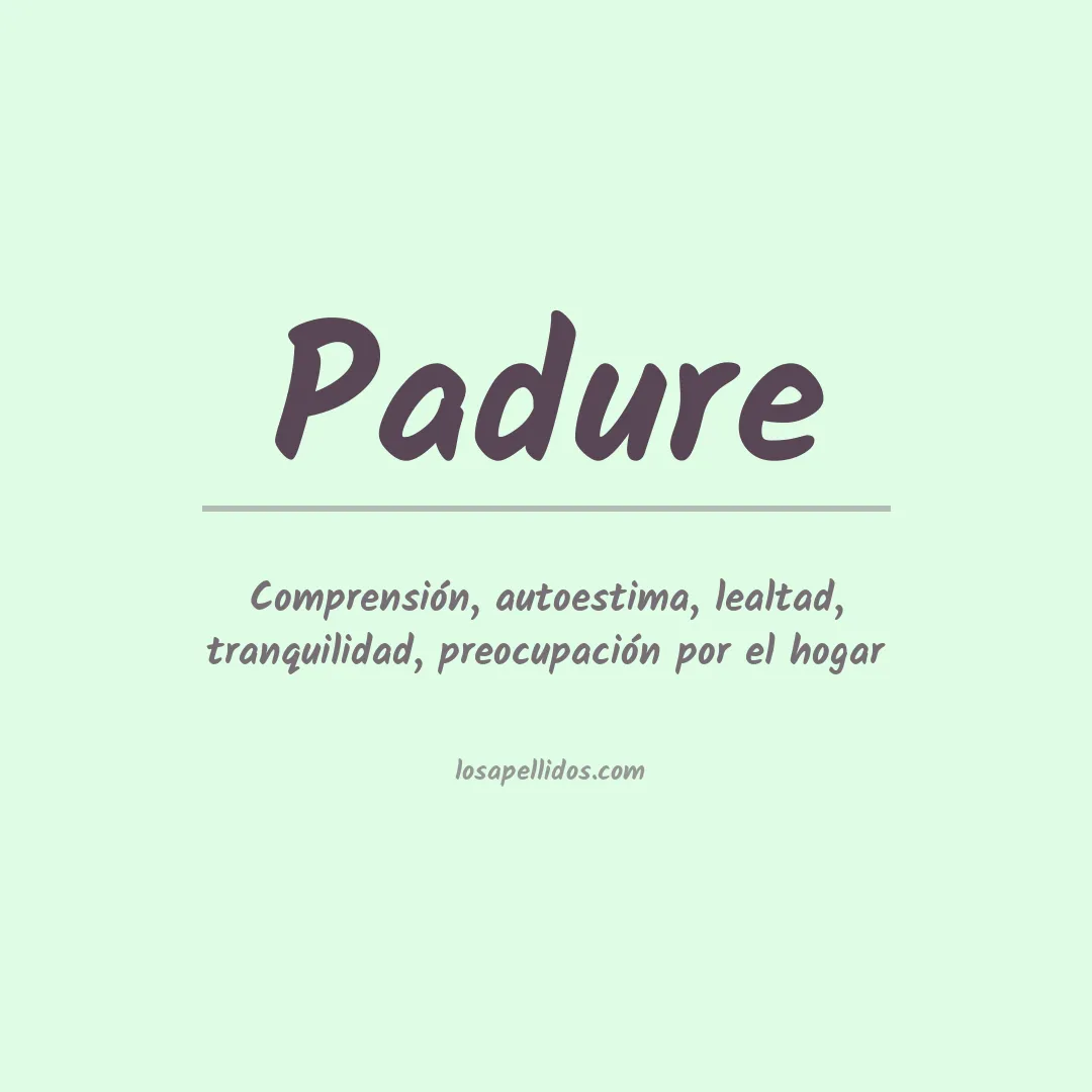 Apellido Padure