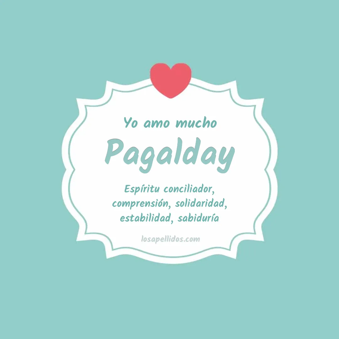 Yo amo mucho Pagalday