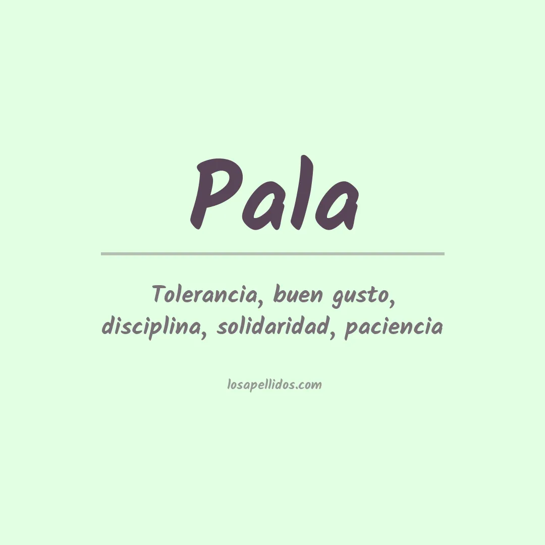 Apellido Pala