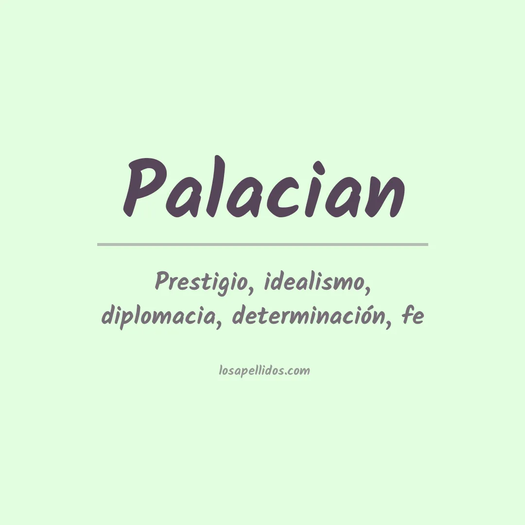 Apellido Palacian