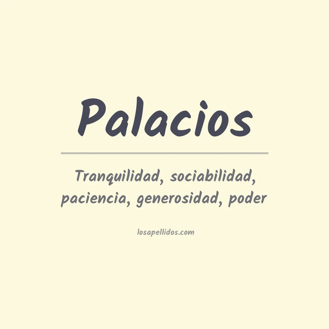 Apellido Palacios