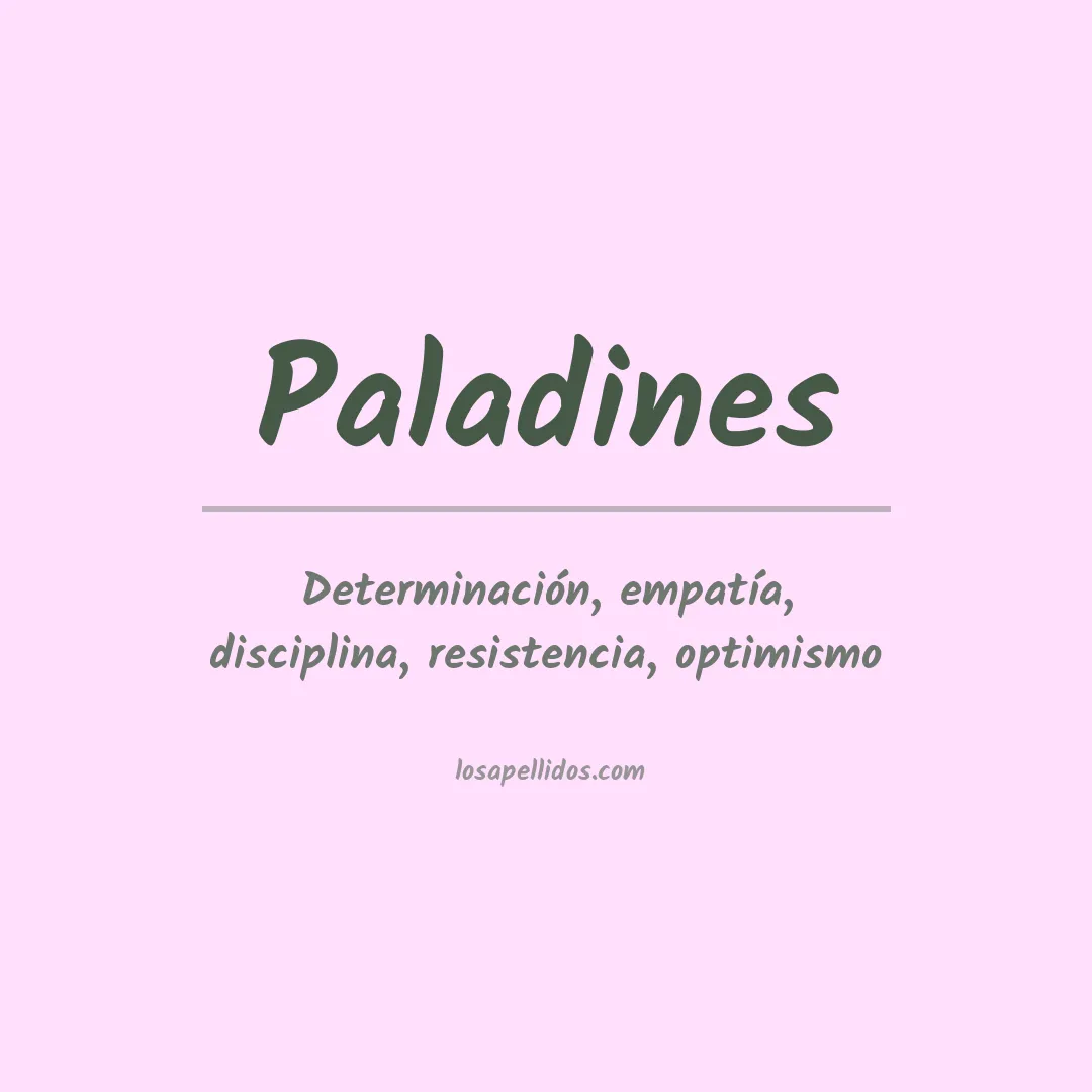 Apellido Paladines