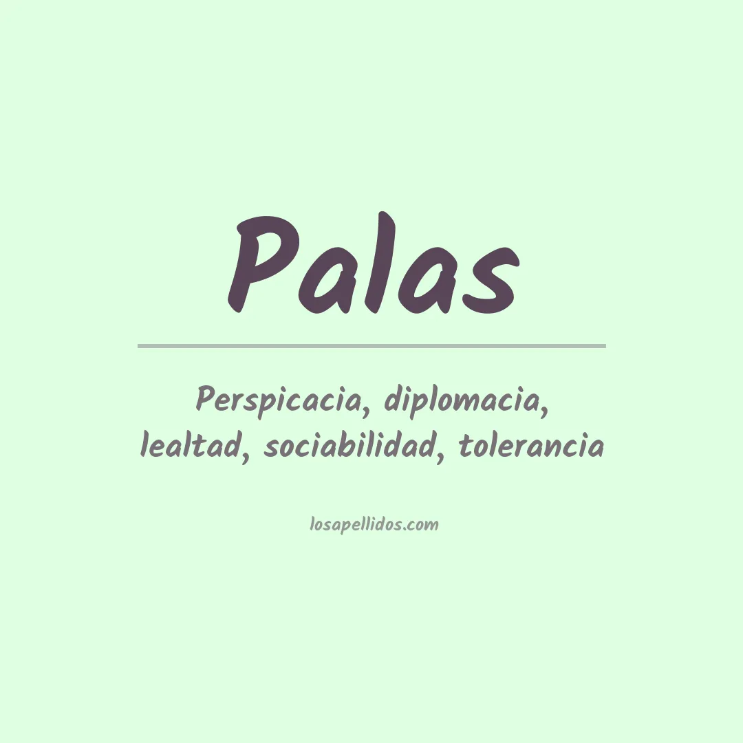 Apellido Palas