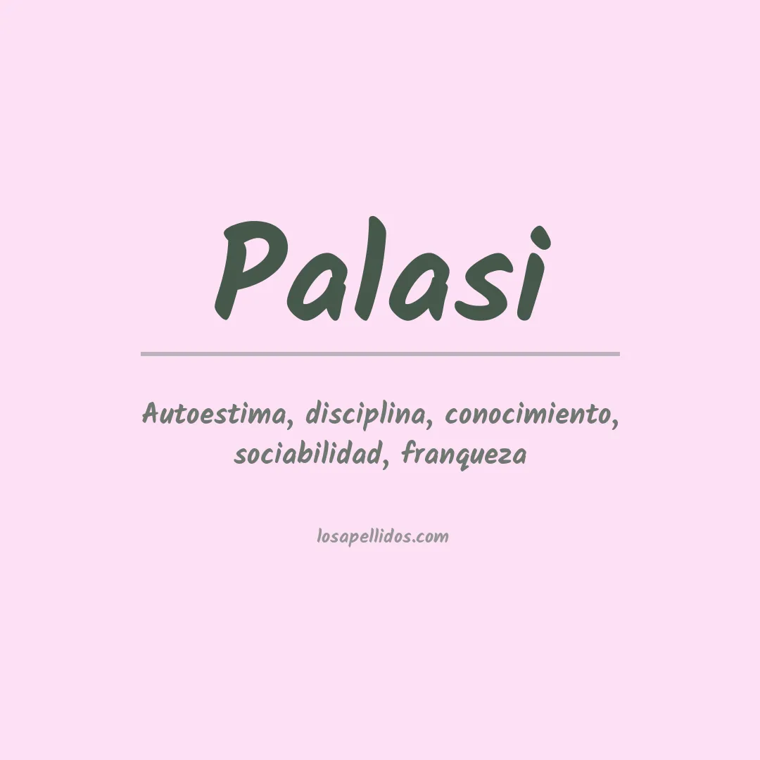 Apellido Palasi