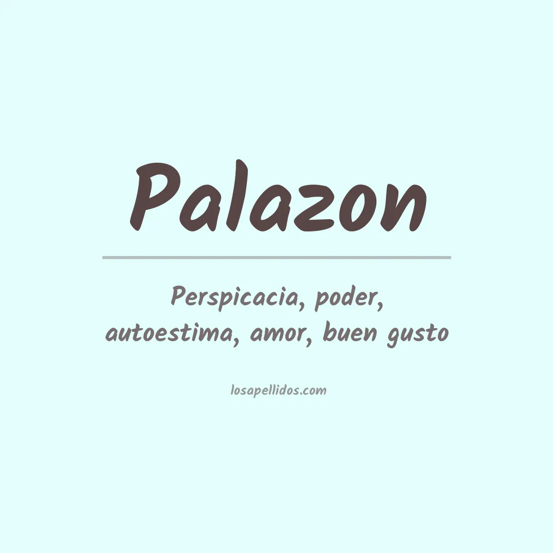 Apellido Palazon