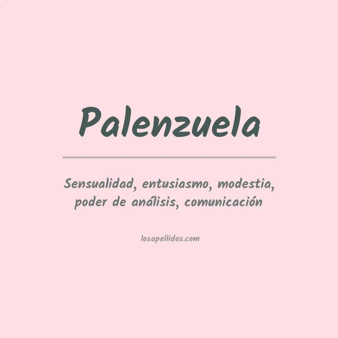 Apellido Palenzuela