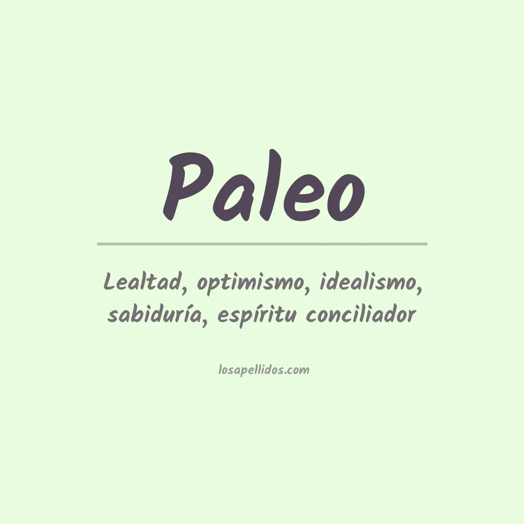 Apellido Paleo