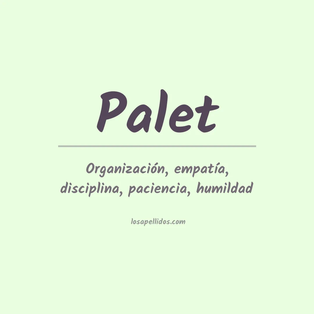 Apellido Palet