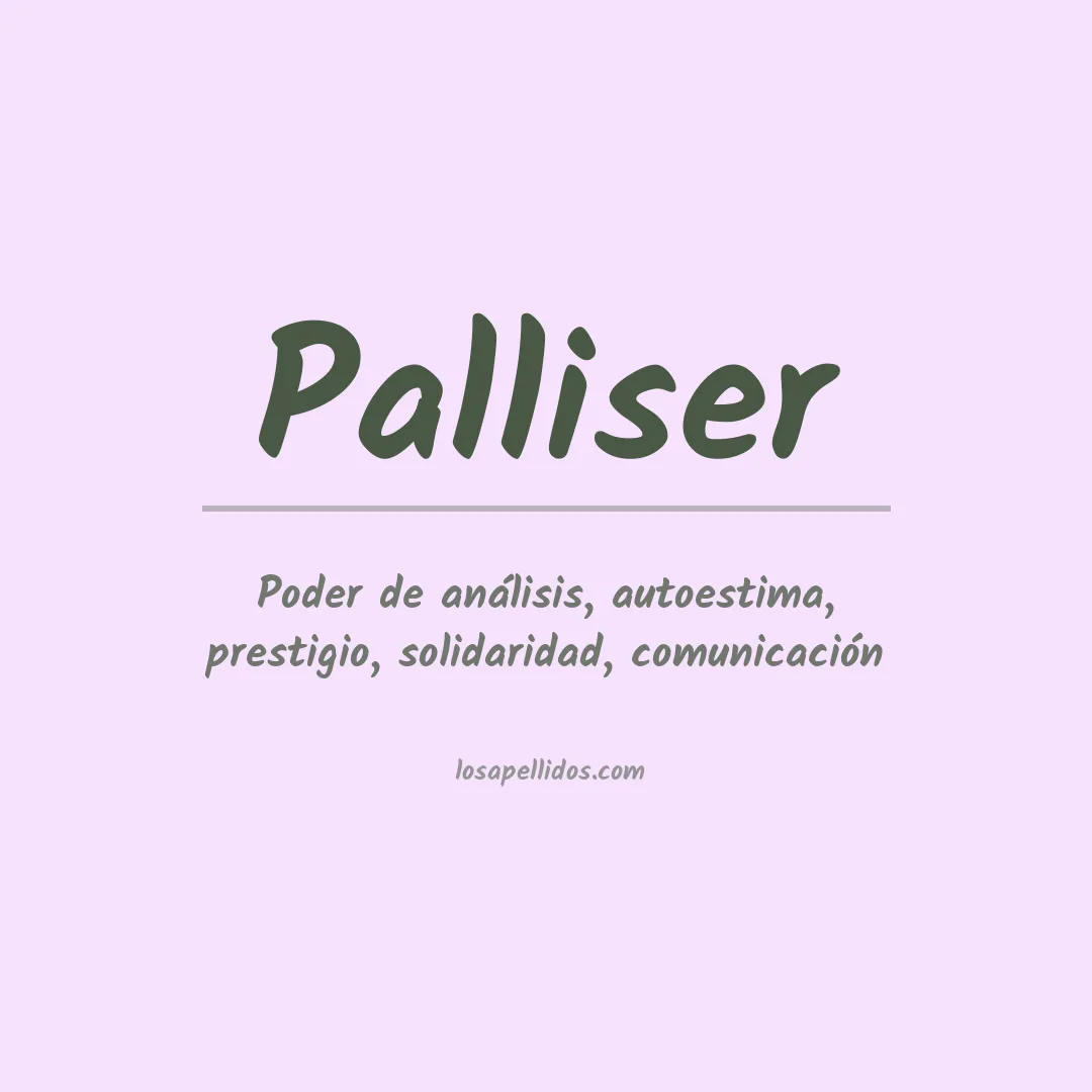 Apellido Palliser