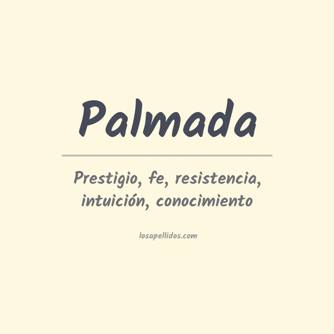 Apellido Palmada