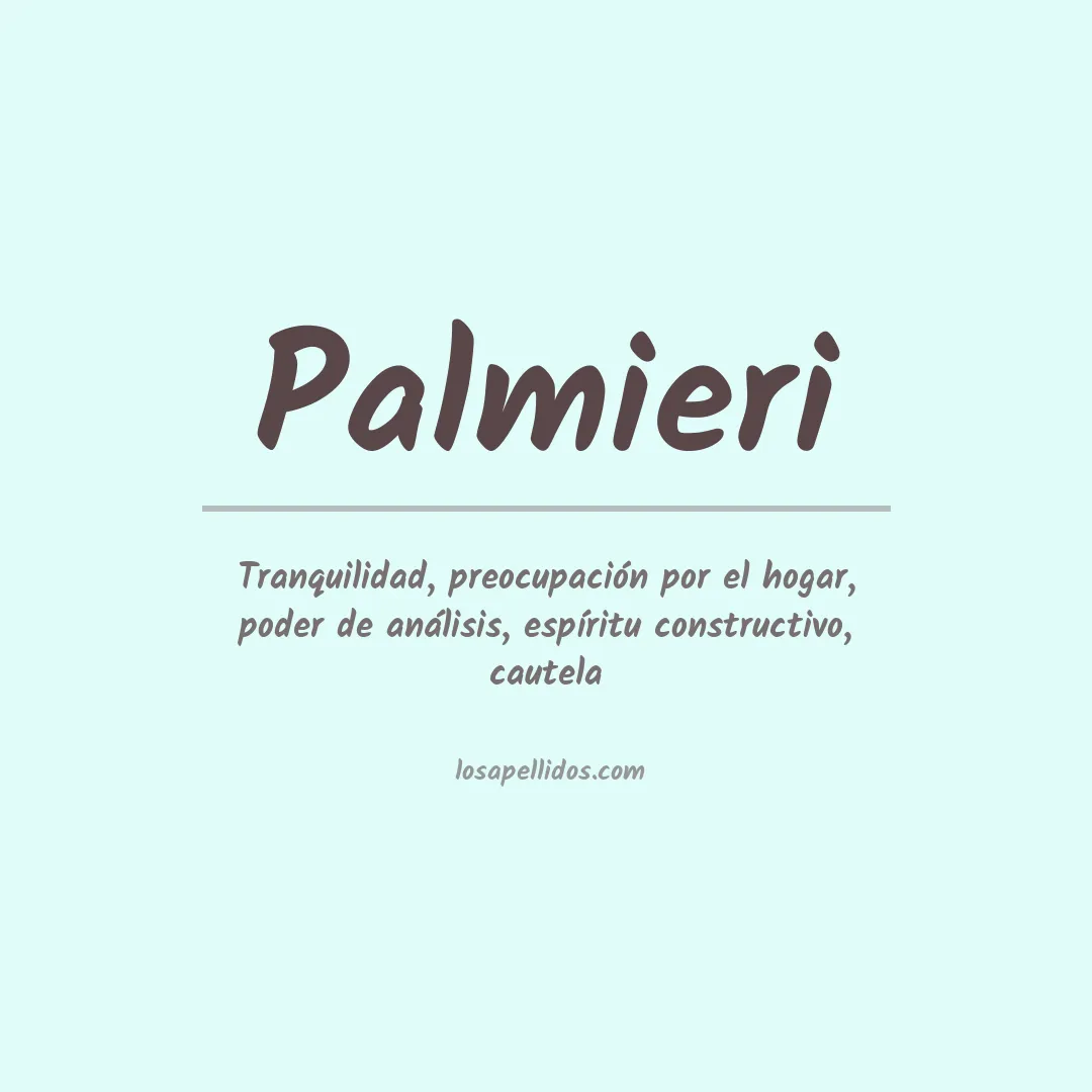 Apellido Palmieri