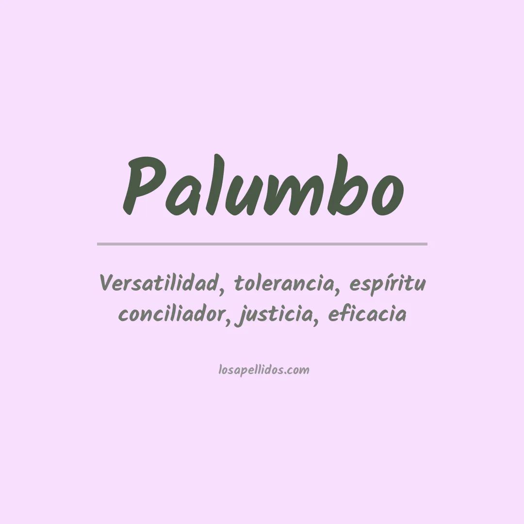 Apellido Palumbo