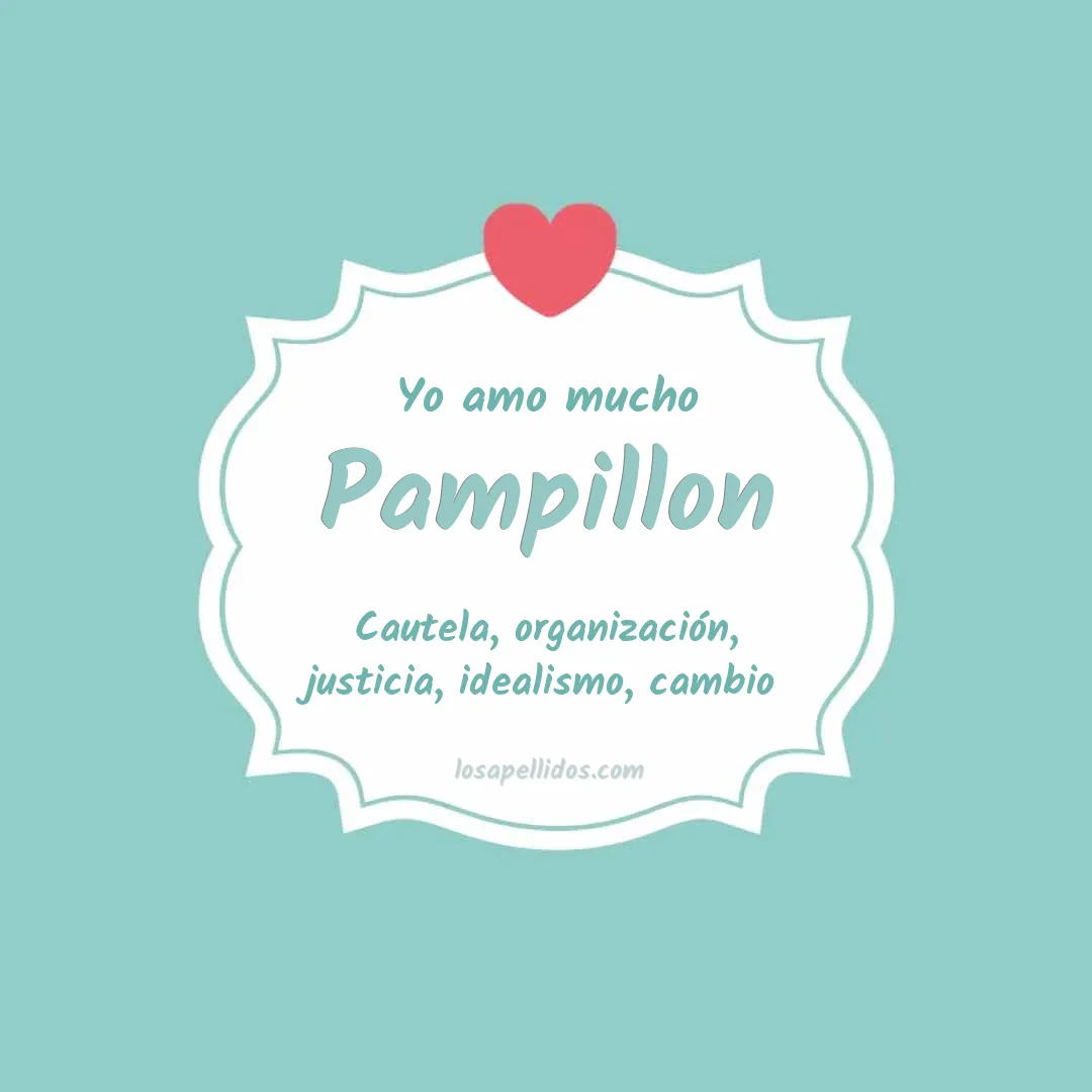 Yo amo mucho Pampillon