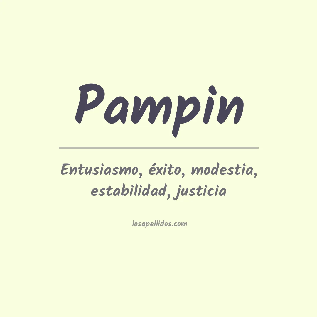 Apellido Pampin