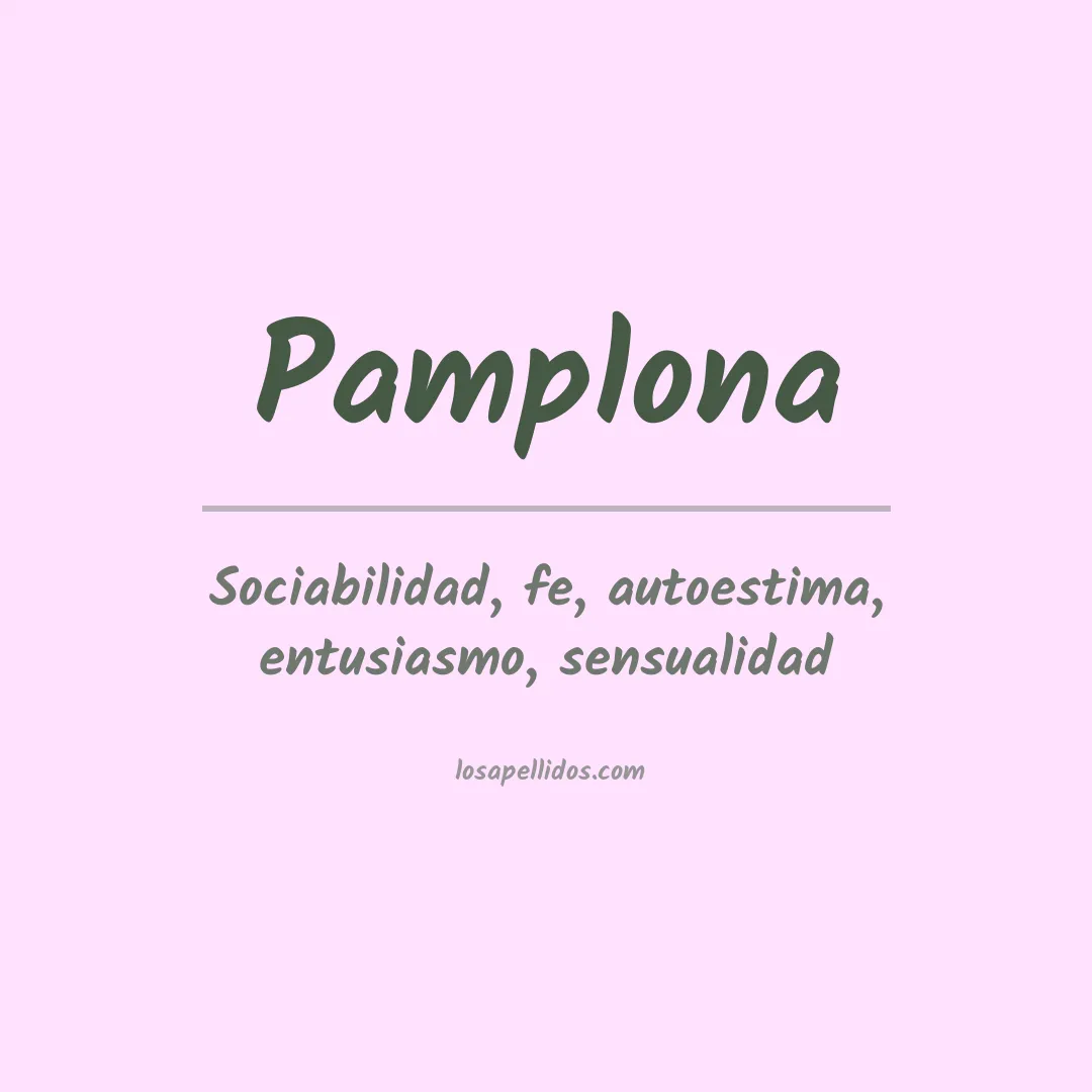 Apellido Pamplona