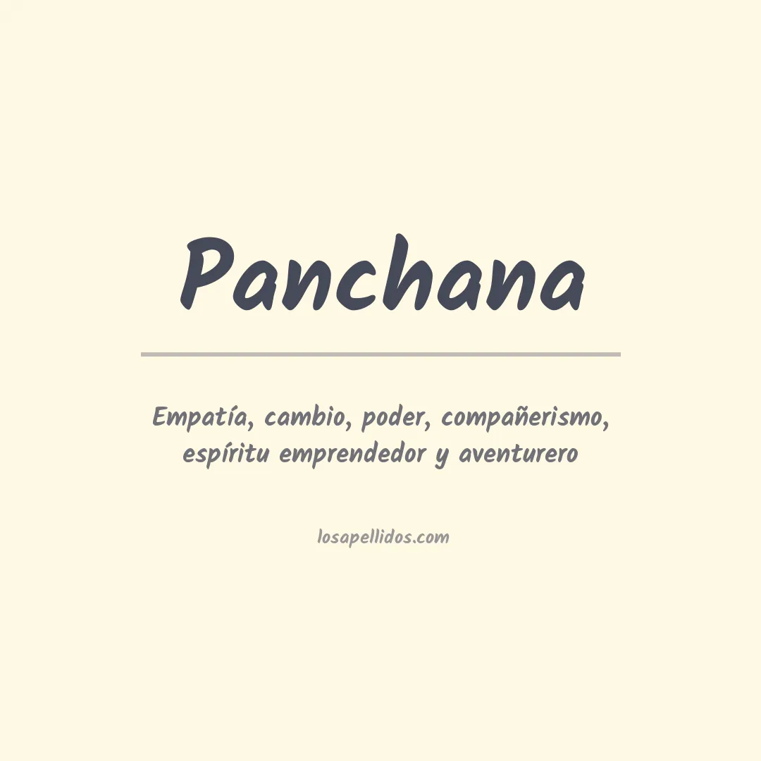 Apellido Panchana