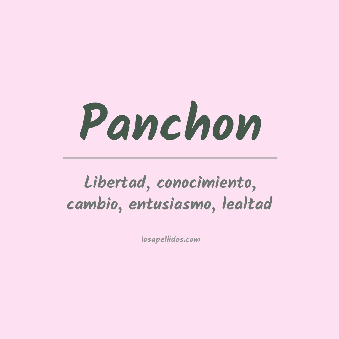 Apellido Panchon