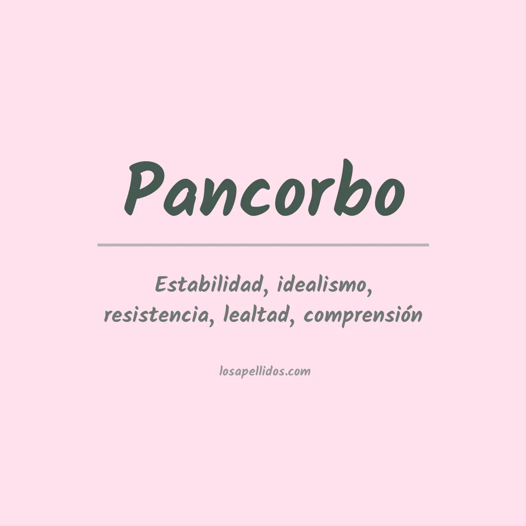Apellido Pancorbo