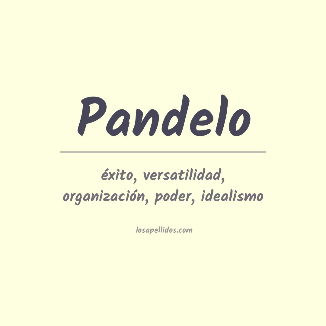Apellido Pandelo