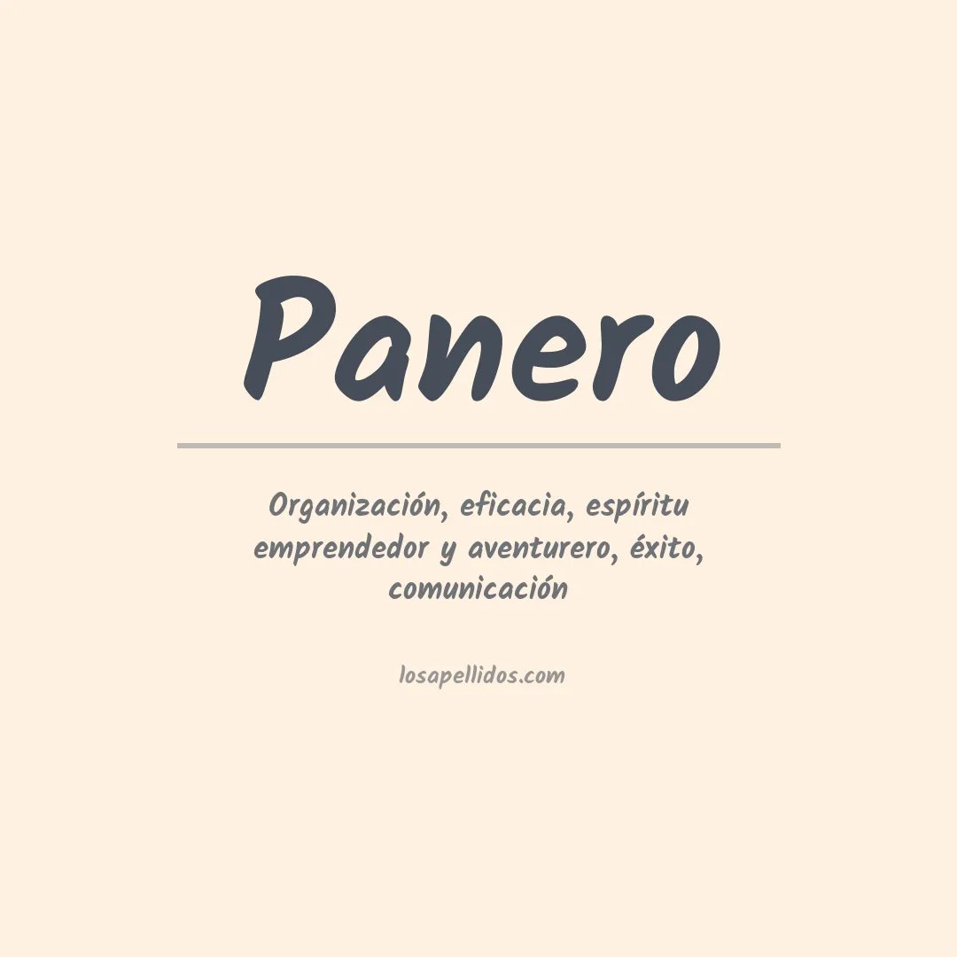 Apellido Panero