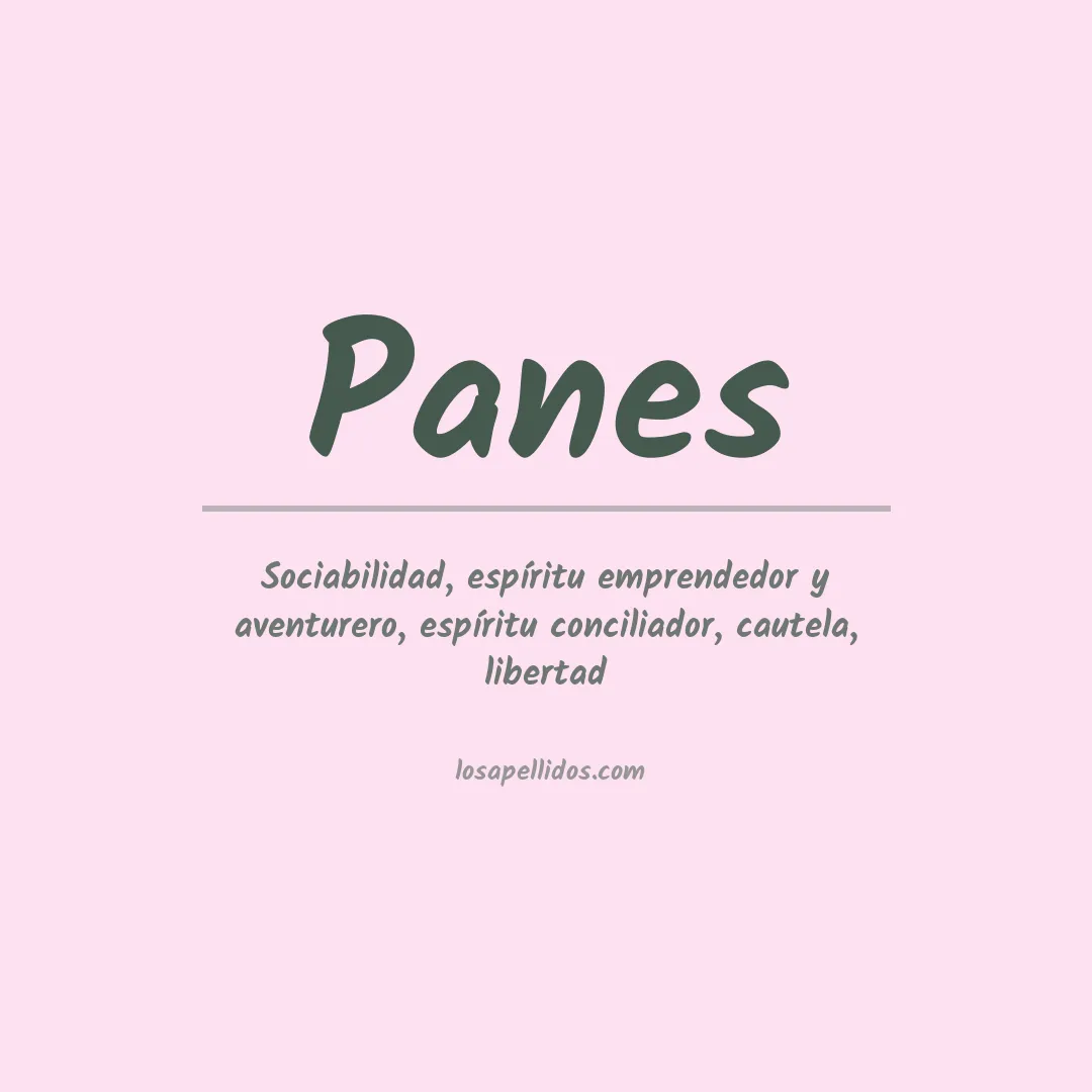 Apellido Panes