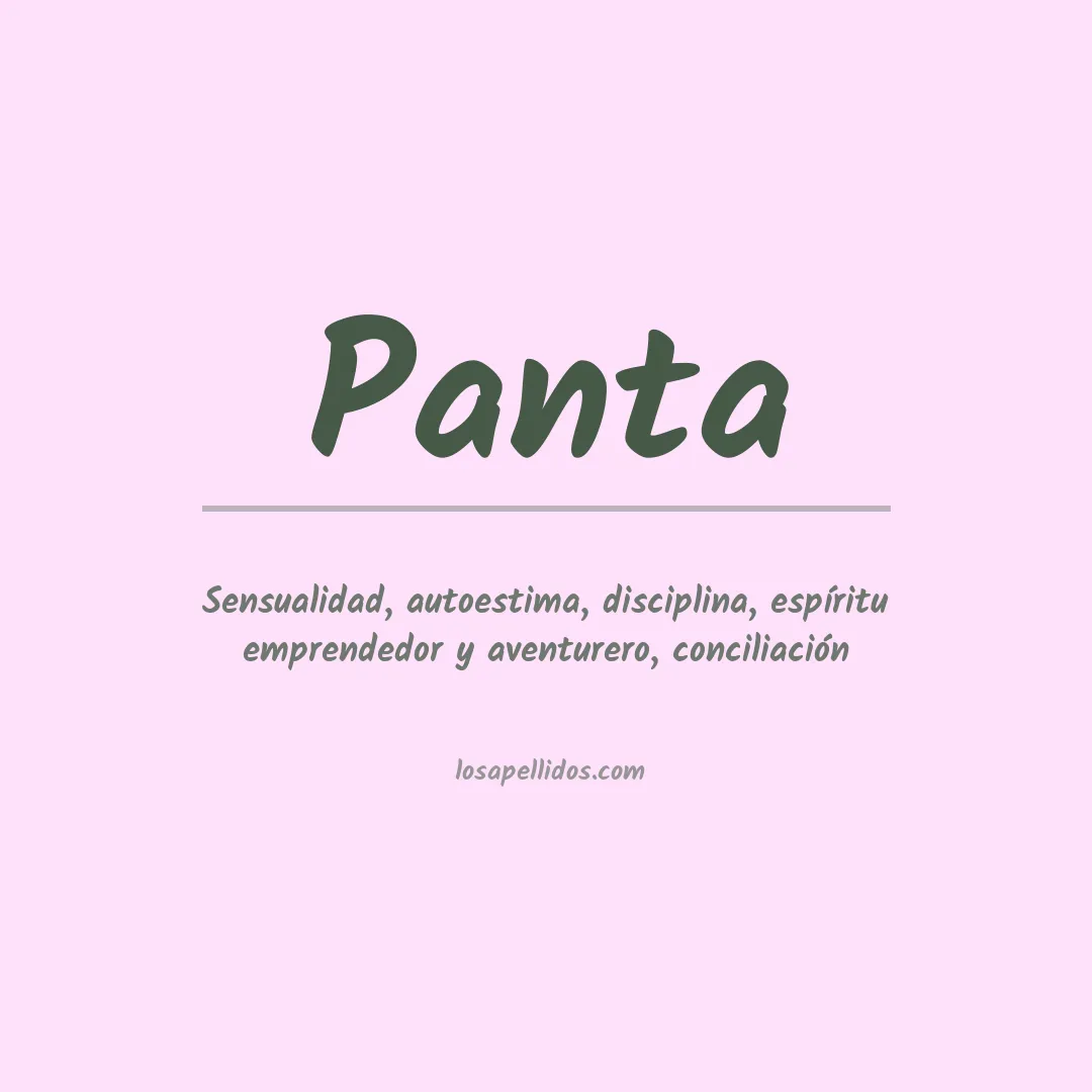 Apellido Panta